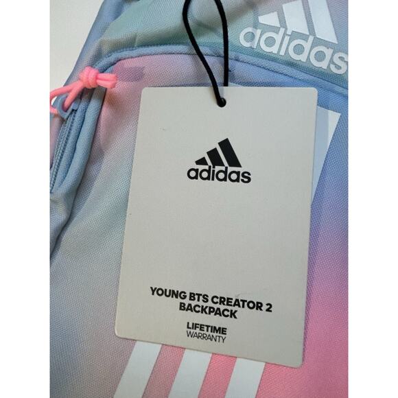 Adidas School Backpack Blue/Pink - Picture 3 of 7